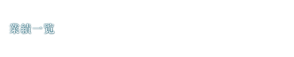 業績一覧